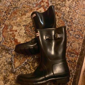 Hunter rain boots in great condition
